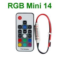 RGB Puldiga dimmerdaja 5-24V 6A (Mini 14)